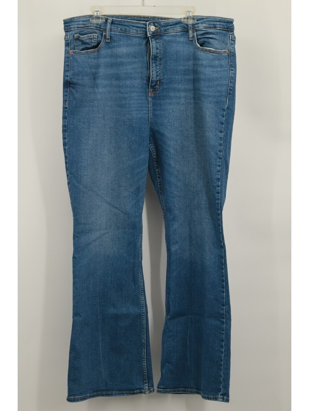 Old Navy Womens 18 Jeans Higher High Rise Flare Secret Smooth Pockets Blue Denim